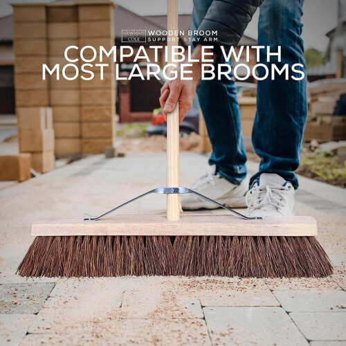 Outdoor Broom Stay Arm 5x Sweeping Industrial Heavy Support Bracket 2