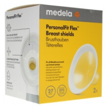 Medela Breast Shields PersonalFlex Fit 27mm BPA Free Oval Fit Soft Rim