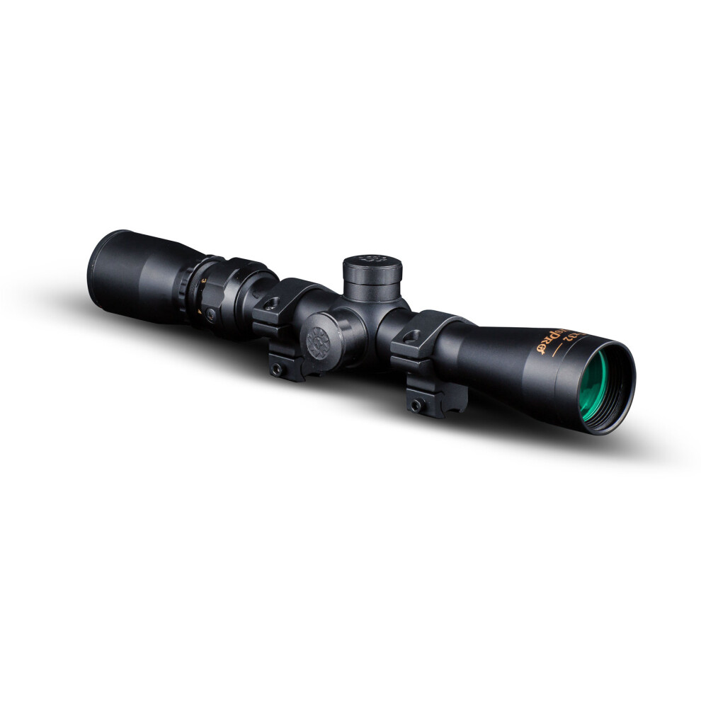 Konus Pro 2-7X32 Airgun Sight Rifle Scope Hunting Shooting - Mounts Included 5060236809179