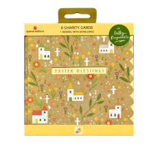 Pack Of 6 Marie Curie Easter Blessings Easter Cards Charity Greeting Cards