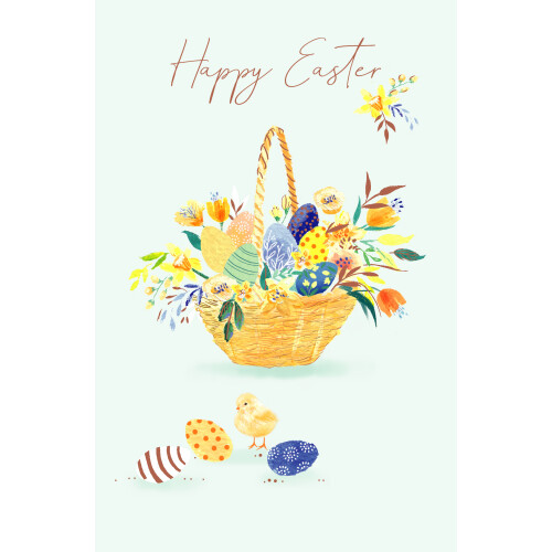 Happy Easter Egg-citing Surprises Easter Card Contemporary Greeting Card