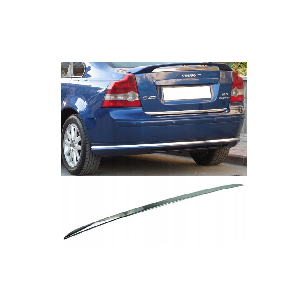 Volvo S40 Ii Chrome Trunk Trim - Tailgate Accent - Premium Car Rear Detail - Shine Enhancer Tuning 4109359900514