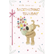 Boofle With Love On Mothering Sunday Cute Mother's Day Greeting Card