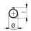 Scharnier 100mm Stahl-Fallprofil schweißbar abnehmbarer Stift 3
