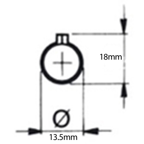 Scharnier 100mm Stahl-Fallprofil schweißbar abnehmbarer Stift 2