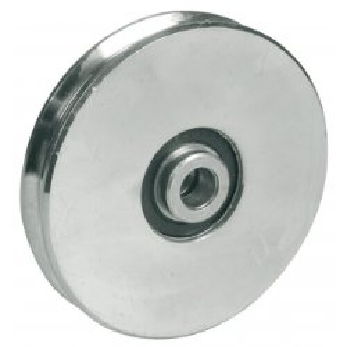 100mm Rundrillenrad mit 8mm Rille für Kabel - 2er Set 1