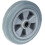 Pneu de borracha cinza com roda de 200 mm e 8 "com centro de plástico com capacidade de 820 kg, conjunto de 4 2