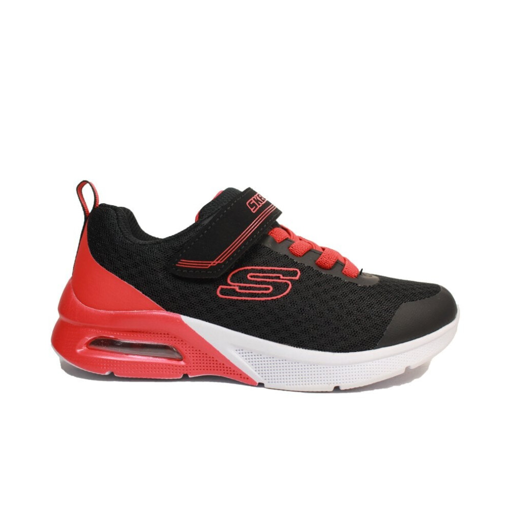 (12 (Children's)) Microspec Max - Gorvix | Black/Red | Childrens Trainers