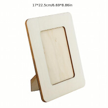 Wooden Frame Vertical Postcard Frame Set DIY Souvenir Set Solid Wood For Horizontal And Vertical Swing Table Can Be Decorated With Wooden Handicraft C