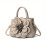 Elegant Flower Decor Tote Bag, Fashion Top Handle Satchel, Women's Casual Handbag, Shoulder Bag & Purse 13