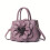 Elegant Flower Decor Tote Bag, Fashion Top Handle Satchel, Women's Casual Handbag, Shoulder Bag & Purse 12