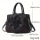 Elegant Flower Decor Tote Bag, Fashion Top Handle Satchel, Women's Casual Handbag, Shoulder Bag & Purse 5