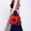 Elegant Flower Decor Tote Bag, Fashion Top Handle Satchel, Women's Casual Handbag, Shoulder Bag & Purse 10
