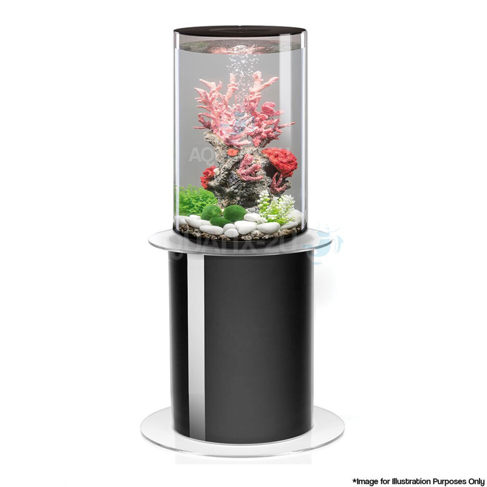 biOrb Tube 30L Black Aquarium with MCR LED Lighting and Stand