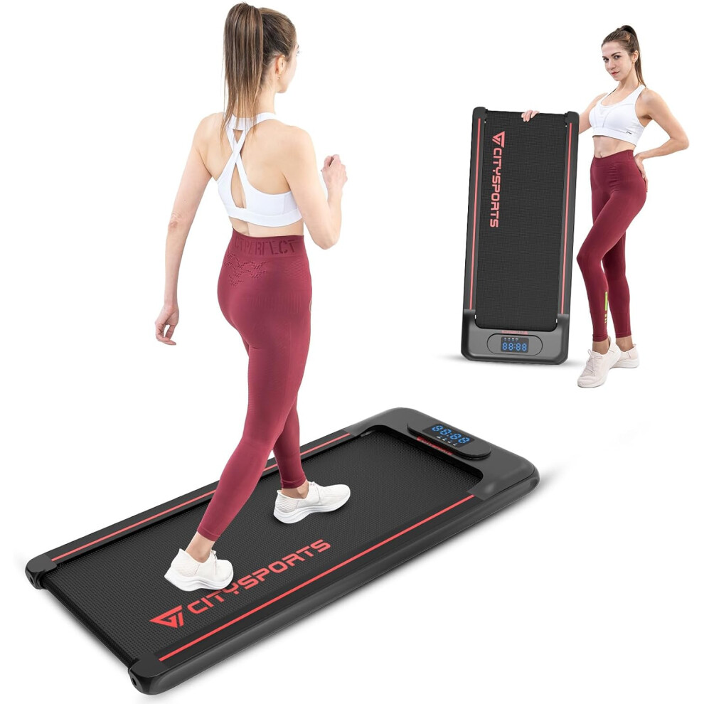 (CITYSPORTS Treadmill 550W Electric Walking Machine with APP for Home&Office) Citysports Under Desk Treadmill Walking Pad