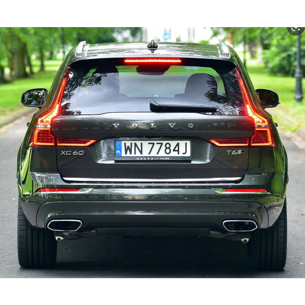 Volvo Xc60 Ii - Chrome Trunk Trim - Tailgate Accent - Premium Car Rear Detail - Shine Enhancer 4105282587464