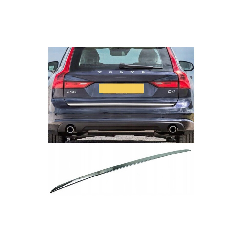 Volvo V90 2016- Chrome Trunk Trim - Tailgate Accent - Premium Car Rear Detail - Shine Enhancer 4119980589460