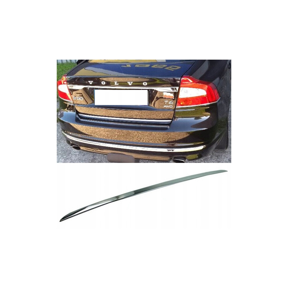 VOLVO S80 II - Chrome Trunk Trim - Tailgate Accent - Premium Car Rear Detail - Shine Enhancer