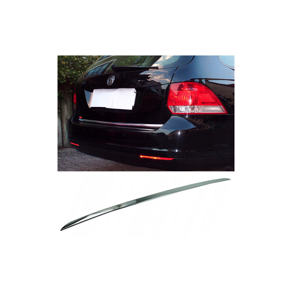 VW GOLF V, VI Estate Chrome Trunk Trim - Tailgate Accent - Premium Car Rear Detail - Shine Enhancer