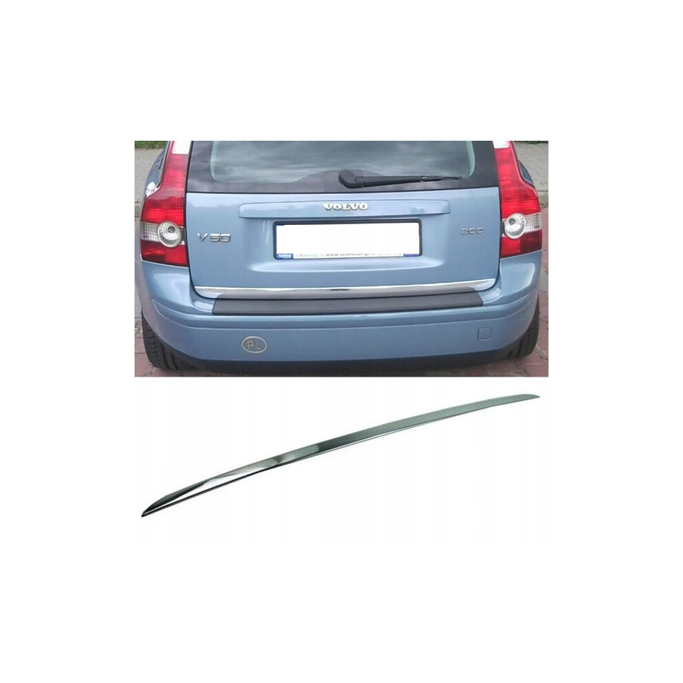 Volvo V50 - Chrome Trunk Trim - Tailgate Accent - Premium Car Rear Detail - Shine Enhancer Tuning 4 4102036847126