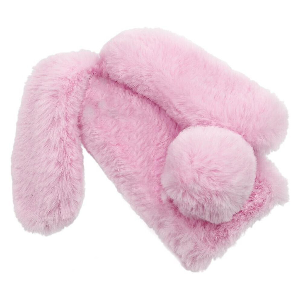 (Pink) Case For Sony Xz2 Premium Plush Phone Case Autumn And Winter Cute Plush Rabbit Ears Pink 764499975767