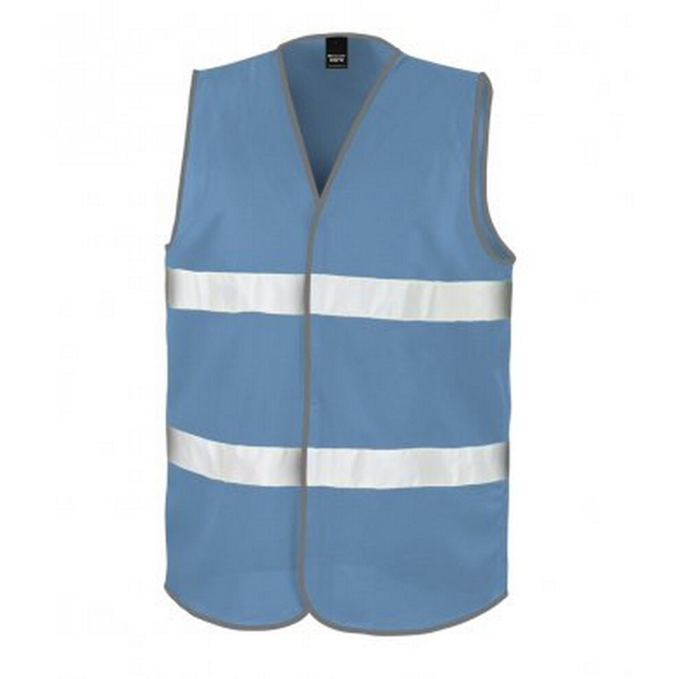 (2XL, Sky Blue) Result Adults Unisex Core Enhanced Vis Vest