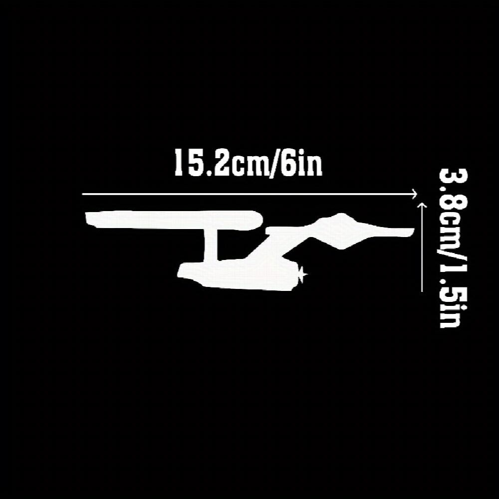 Enterprise Starship Space Car Sticker For Laptop Bottle Car Truck ...