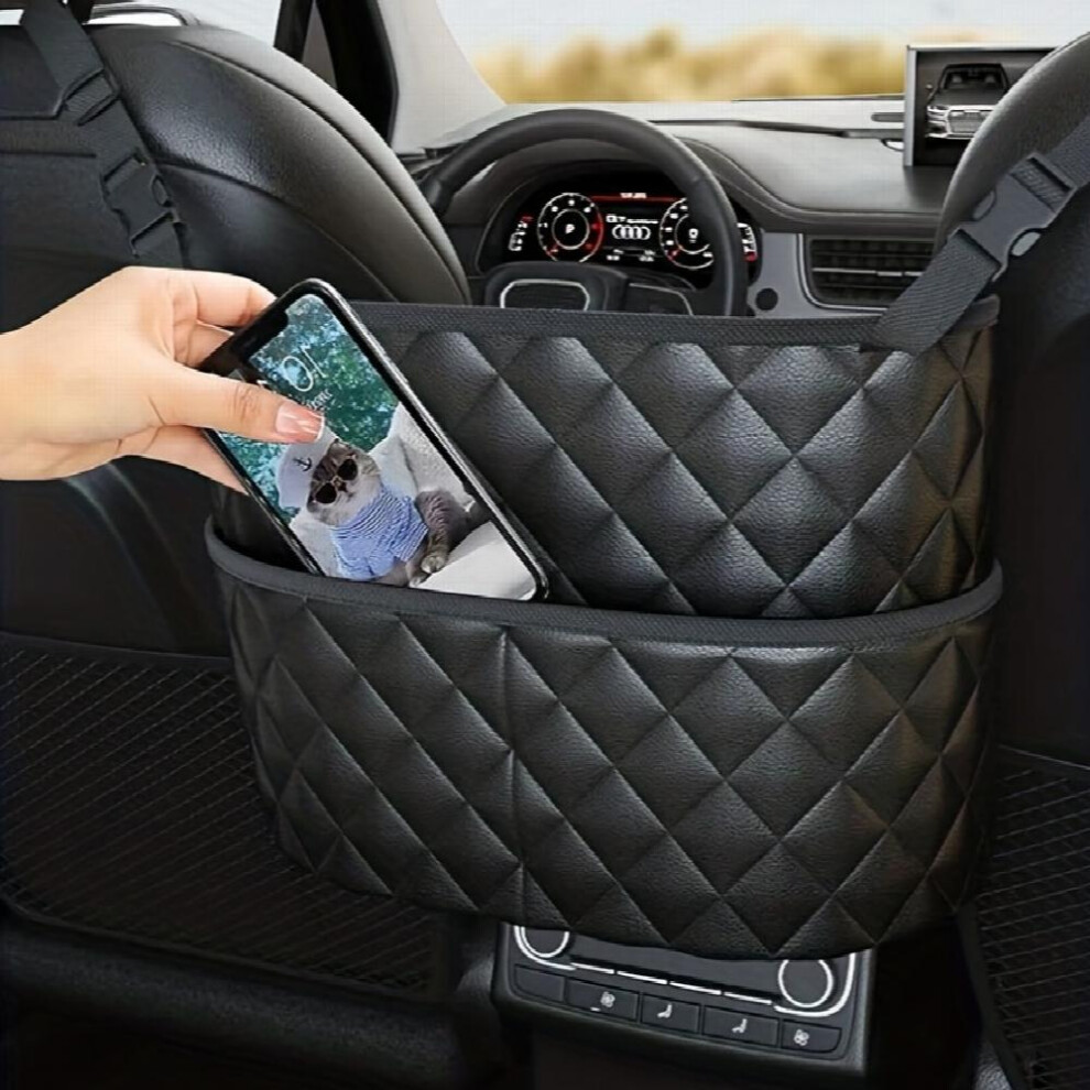 Maximize Your Car Storage Space With This Handy Mesh Bag Car Organizer 885682445895