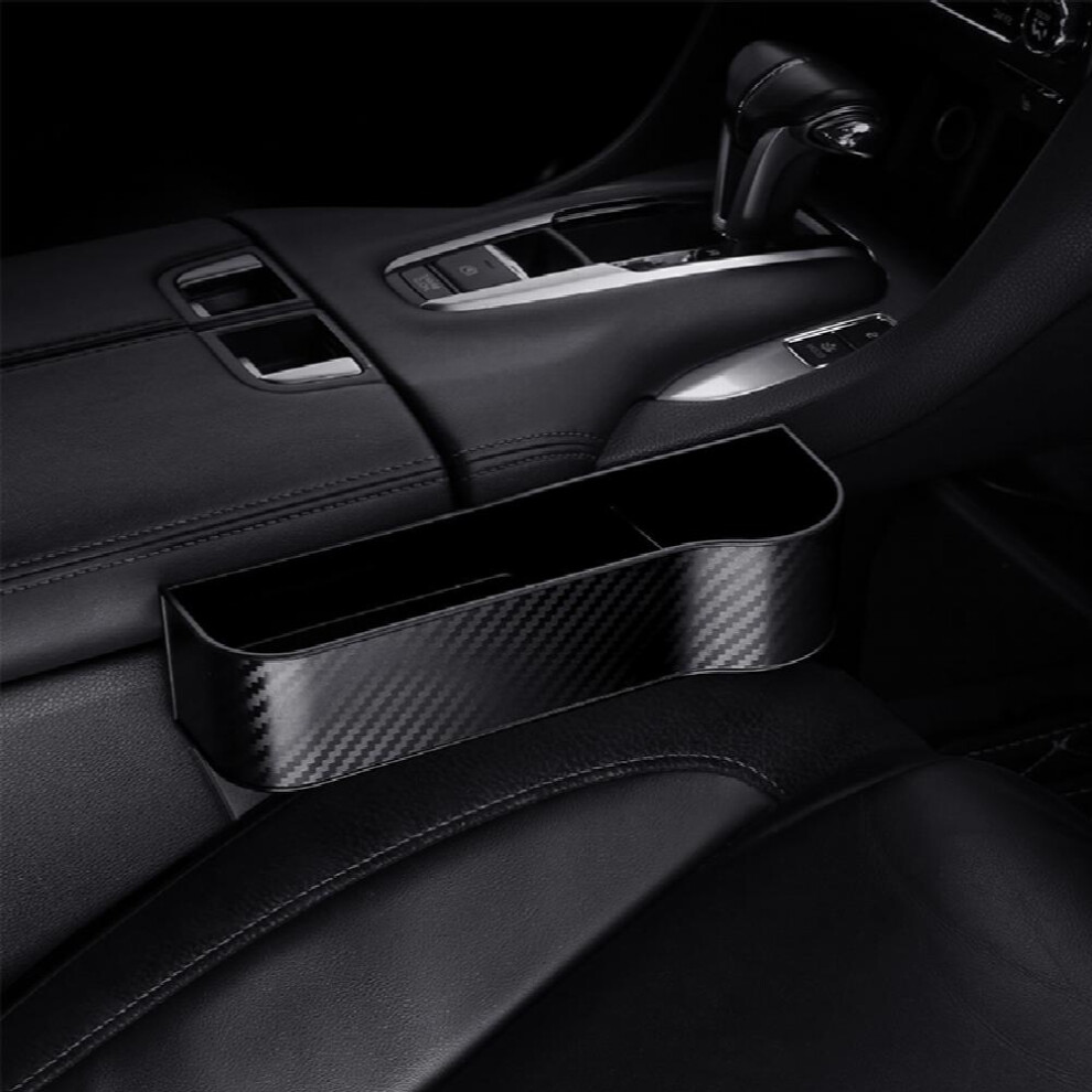 1Pc Car Seat Gap Filler Organizer Multifunctional Car Seat Key Holder Passenger Driver Front Seat Side Storage Box With Cup Holder 885682445604