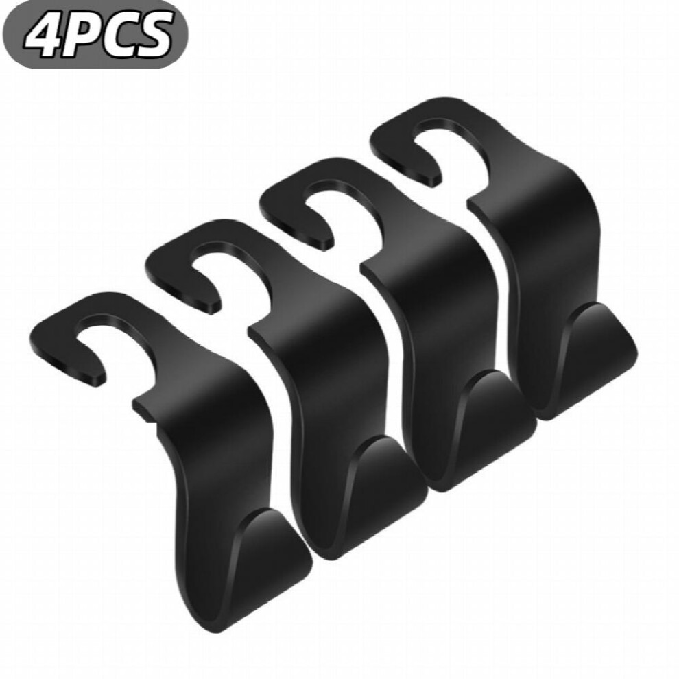 4Pcs Universal Auto Seat Headrest Hook Storage Hanger Car Vehicle Back Seat Organizer Holder Car Interior Accessories 885682446410