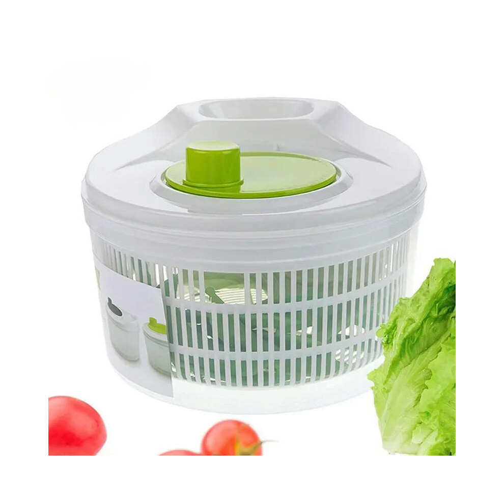 Salad Spinner Lettuce Greens Washer Dryer Drainer Crisper Strainer for Washing Drying Leafy Vegetables Kitchen Tools