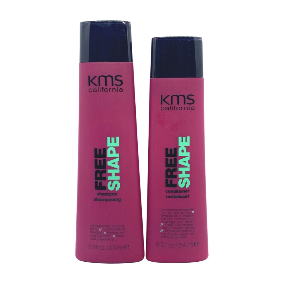 KMS Free Shape Shampoo 10.1 Oz & Conditioner 8.5 Oz Set