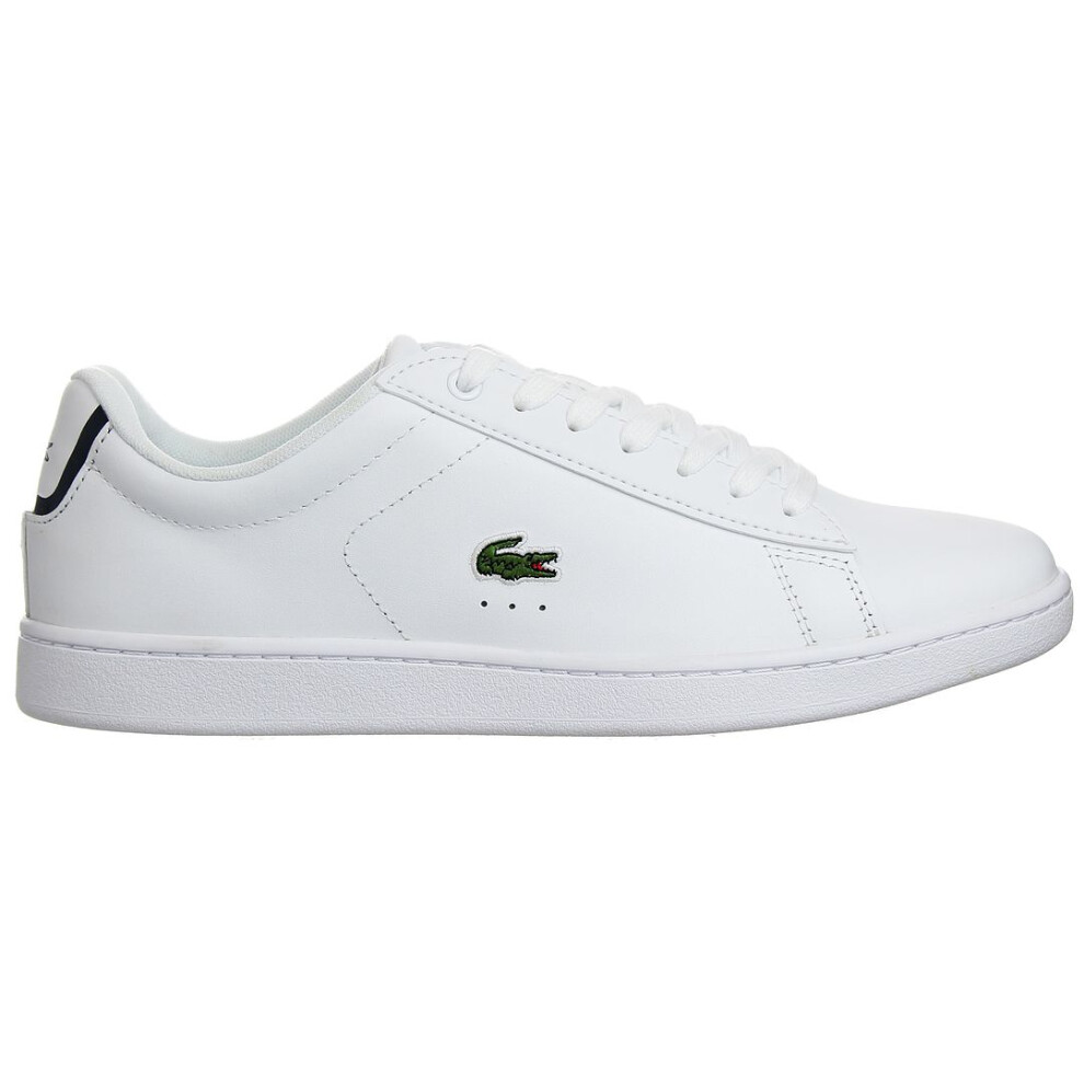 (5.5, White) Lacoste Carnaby Evo BL 1 SPW  Lace-Up White Womens Trainers 32SPW0132 001 (UK )