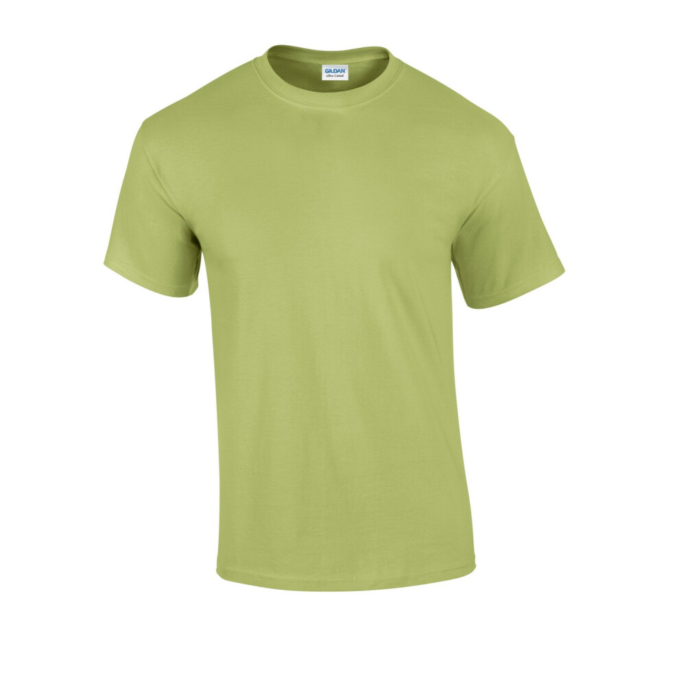 Gildan (M, Pistachio) Ultra Cotton T-Shirt Men's Medium