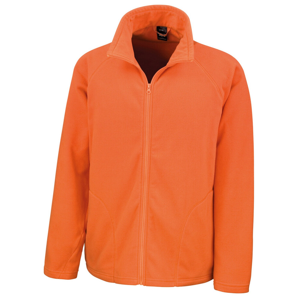 (M, Orange) Result Core Mens Fleece Jacket