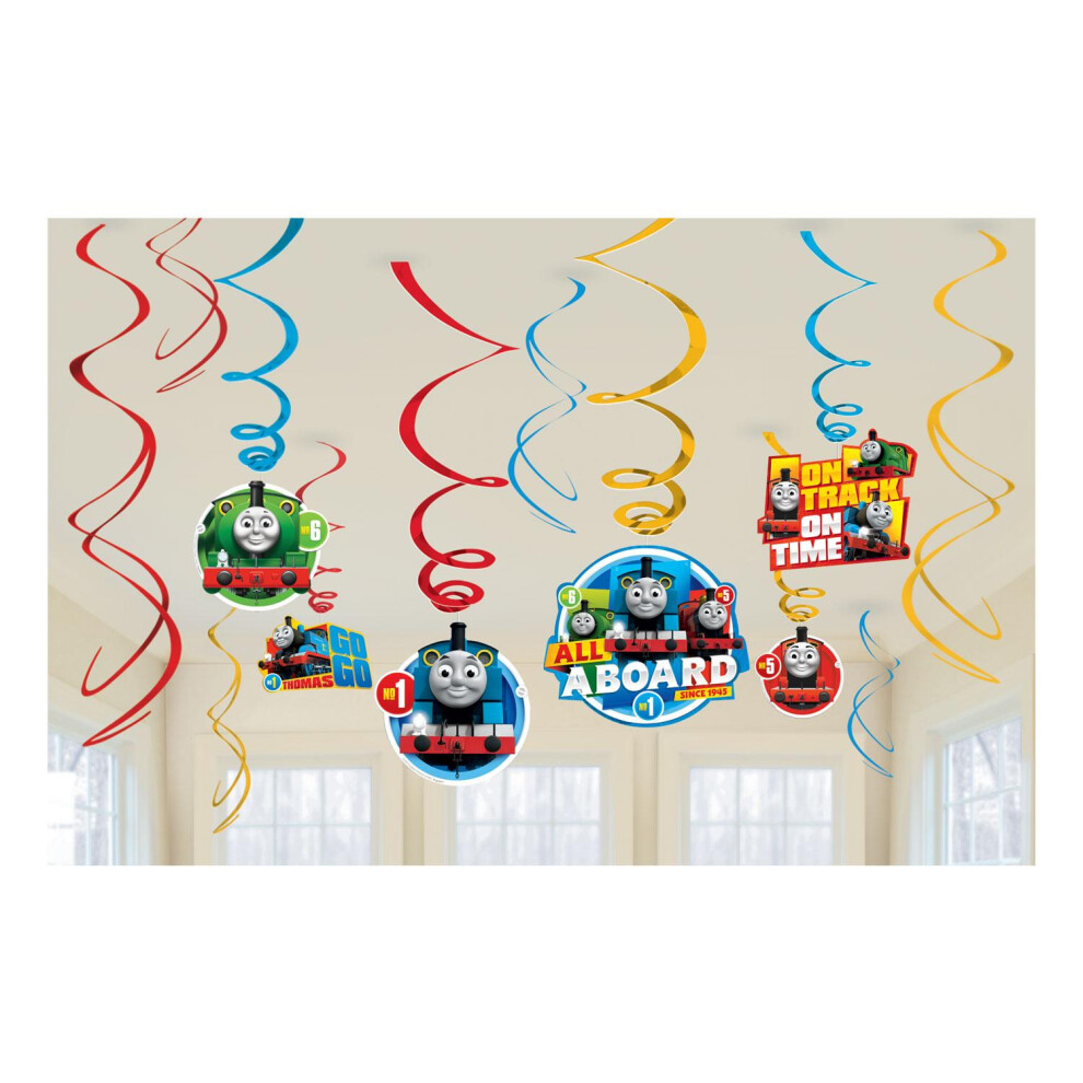 Thomas And Friends Swirl Streamers (Pack of 12)