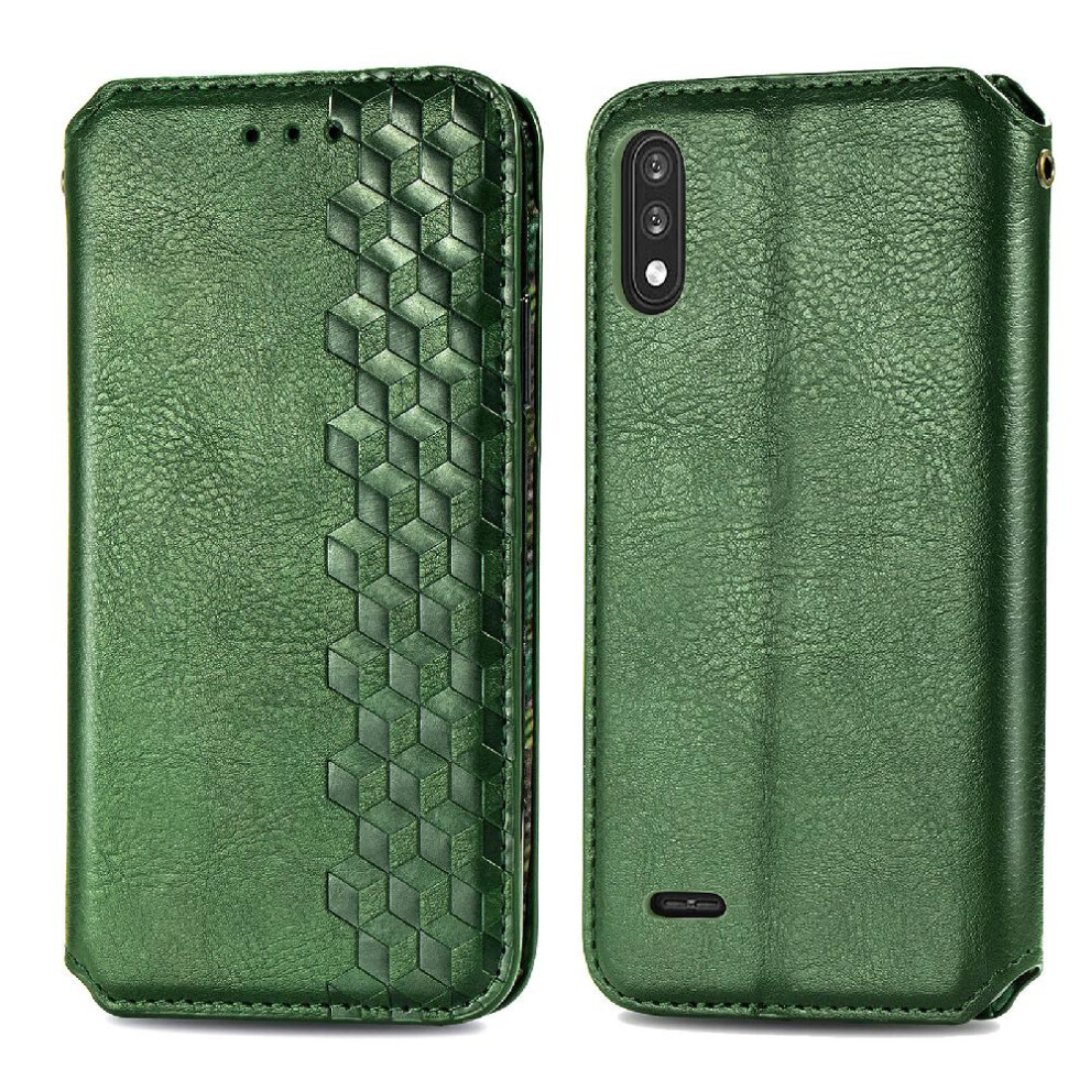 (Green) Case For Lg K22 Flip Cover Wallet Function Exquisite Business Fashion Design Leather Case Green 764499984424