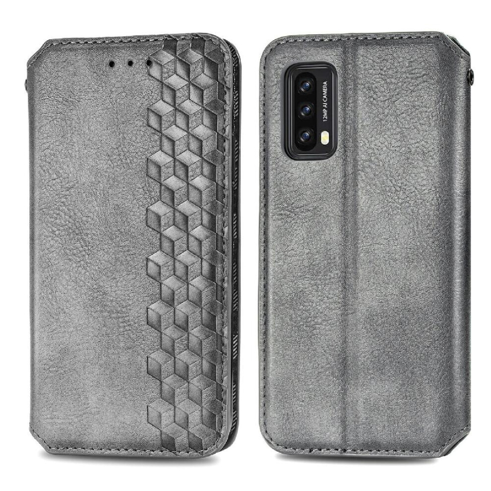 ( ) Case For Blackview A90 Wallet Function Fashion Design Leather Case Exquisite Business Flip Cover Gray 764499984738