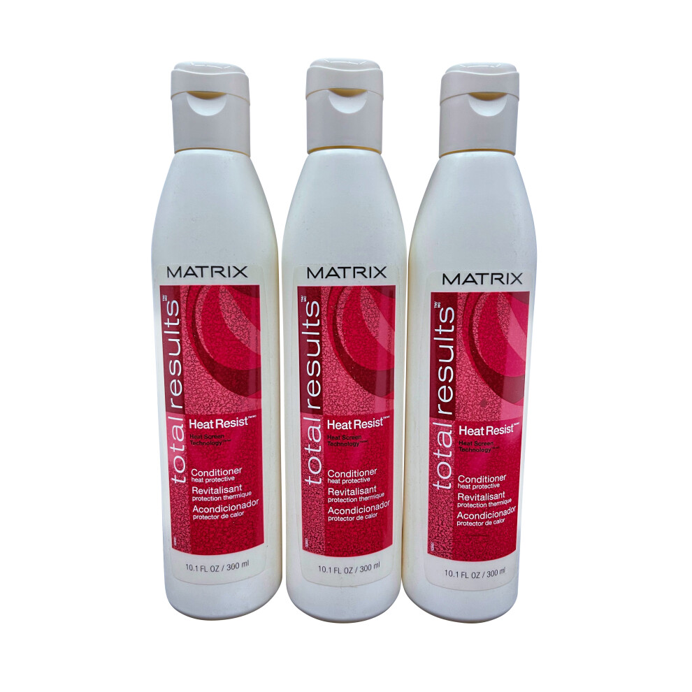 Matrix Total Results Heat Resist Conditioner 10.1 OZ Set of 3