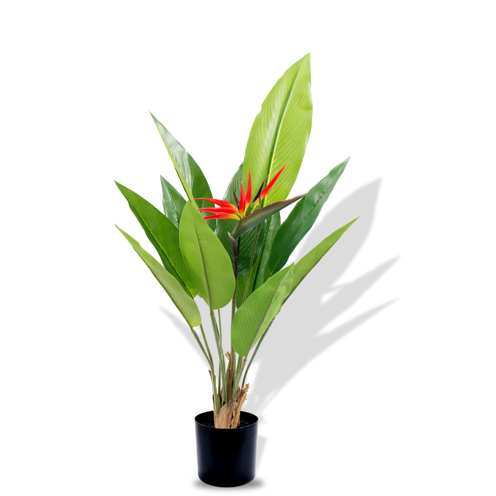 Artificial 120CM - Heliconia Psittacor Tree Fake Plant Pot Indoor Décor - 4Ft
