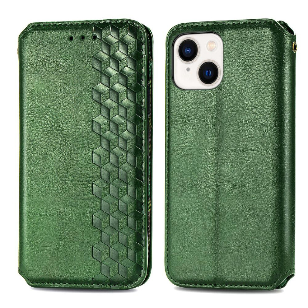 (Green) Case For Apple Iphone 15 Flip Cover Exquisite Business Leather Case Fashion Design Wallet Function Green 764499985735