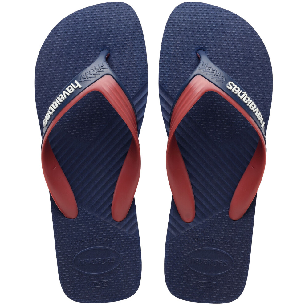 (8 UK, Navy Blue) Havaianas Mens Casual 2.0 Summer Beach Pool Sandals Thongs Flip Flops