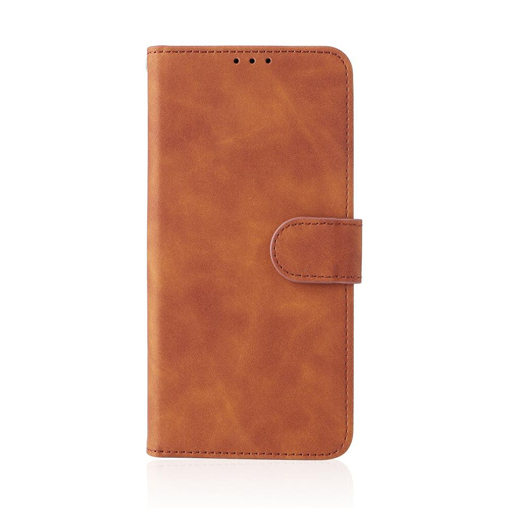 (Brown) Case For Xiaomi Redmi A3 Full Protection Protective Cover Leather Folio Flip Case With Card Holder Kickstand Card Insertion Brown 764499987395