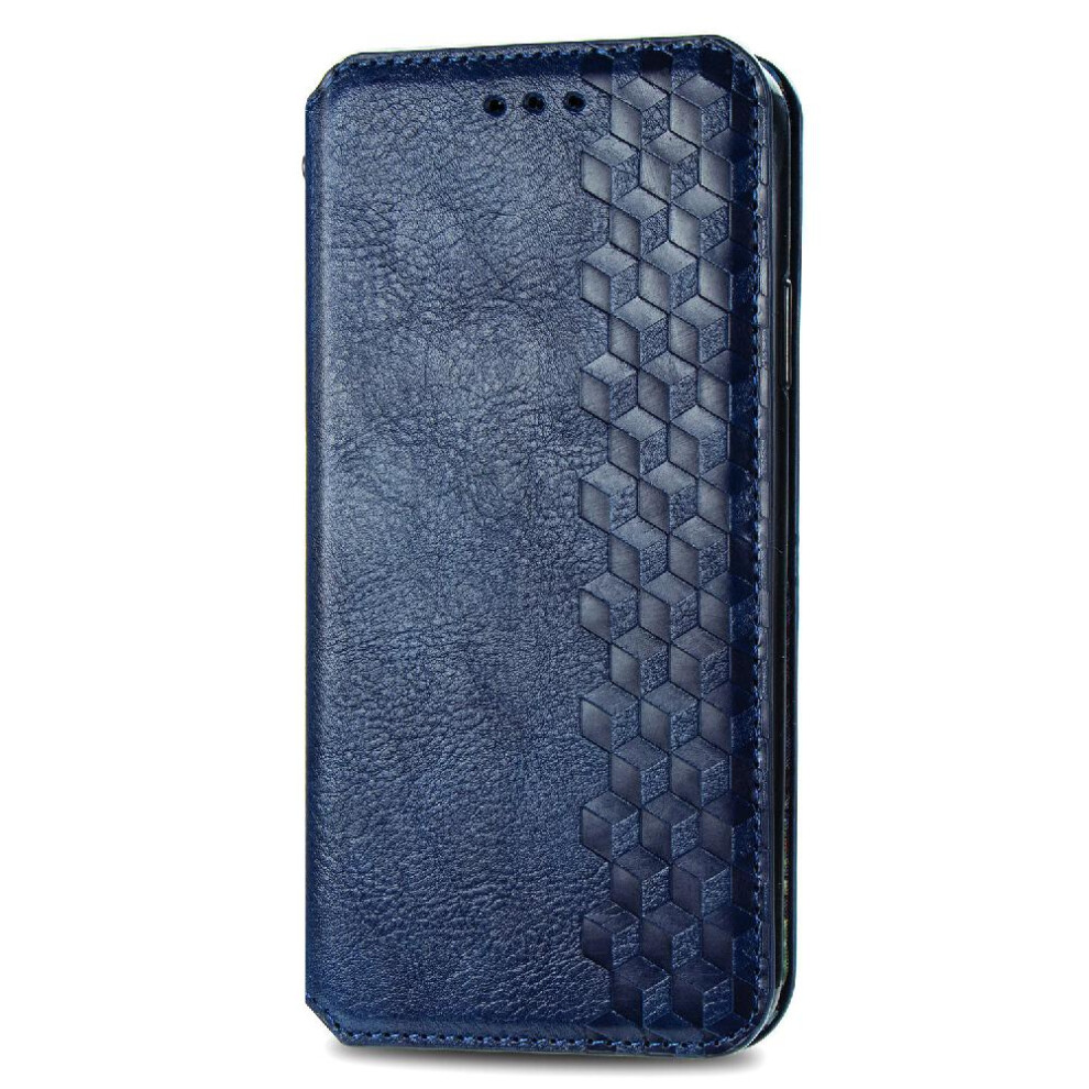 (Blue) Case For Apple Iphone 12 Wallet Function Fashion Design Leather Case Flip Cover Exquisite Business Blue 764499988095