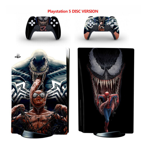 Spider-man 3 Venom PS5 Skin Sticker Disc Edition Console Skin 2