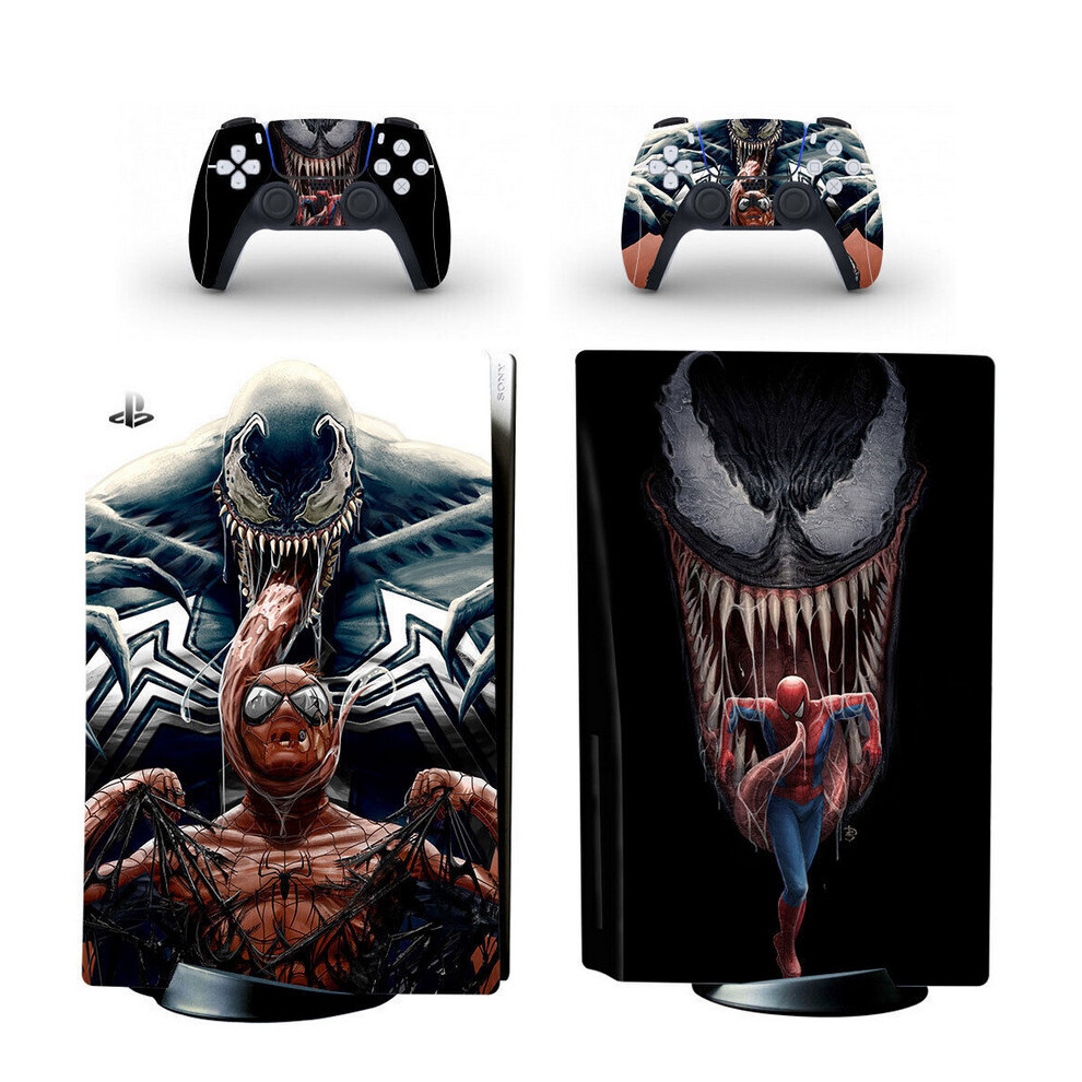 Spider-man 3 Venom PS5 Skin Sticker Disc Edition Console Skin