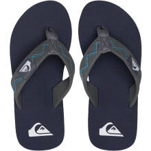 (12K UK, Grey/Blue) Quiksilver Kids Molokai Stitchy Summer Beach Pool Sandals Thongs Flip Flops