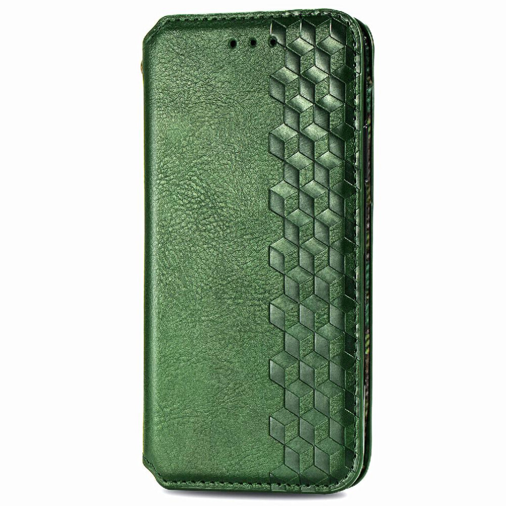 Photos - Case   For OPPO Reno 4 Pro 4G Leather  Fashion Design Wallet Function Flip Cover Exquisite Business(Green)