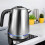 Living And Home Stainless Steel Electric Kettle 1.7L 2