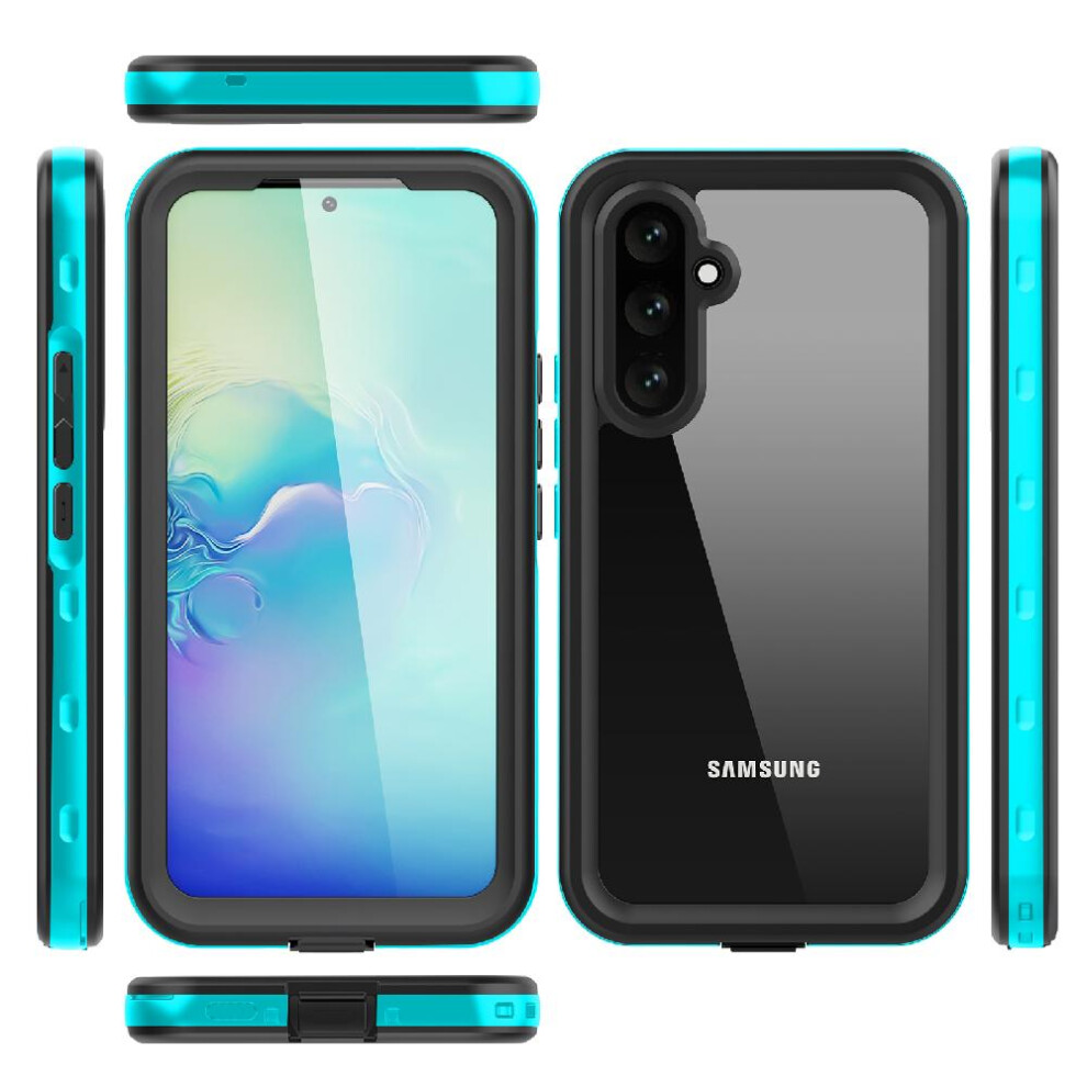 (Blue) Case For Samsung Galaxy A54 5G Waterproof Built In Screen Protector Ip68 Waterproof Full 12Ft Military Shockproof Blue 764762551926